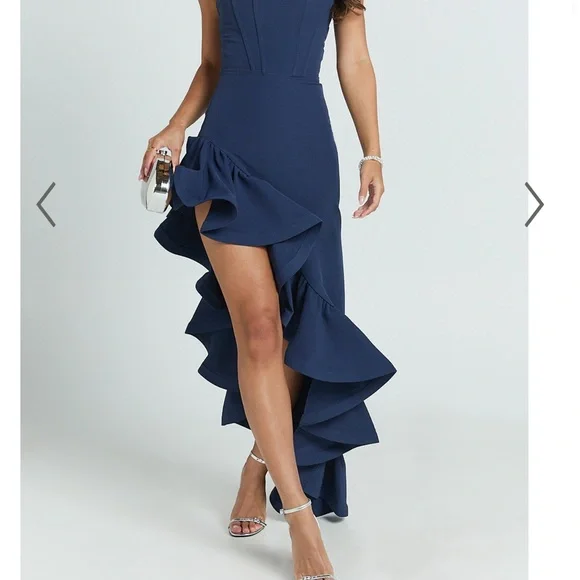 navy blue dress for baby girl Harleen Mini Dress